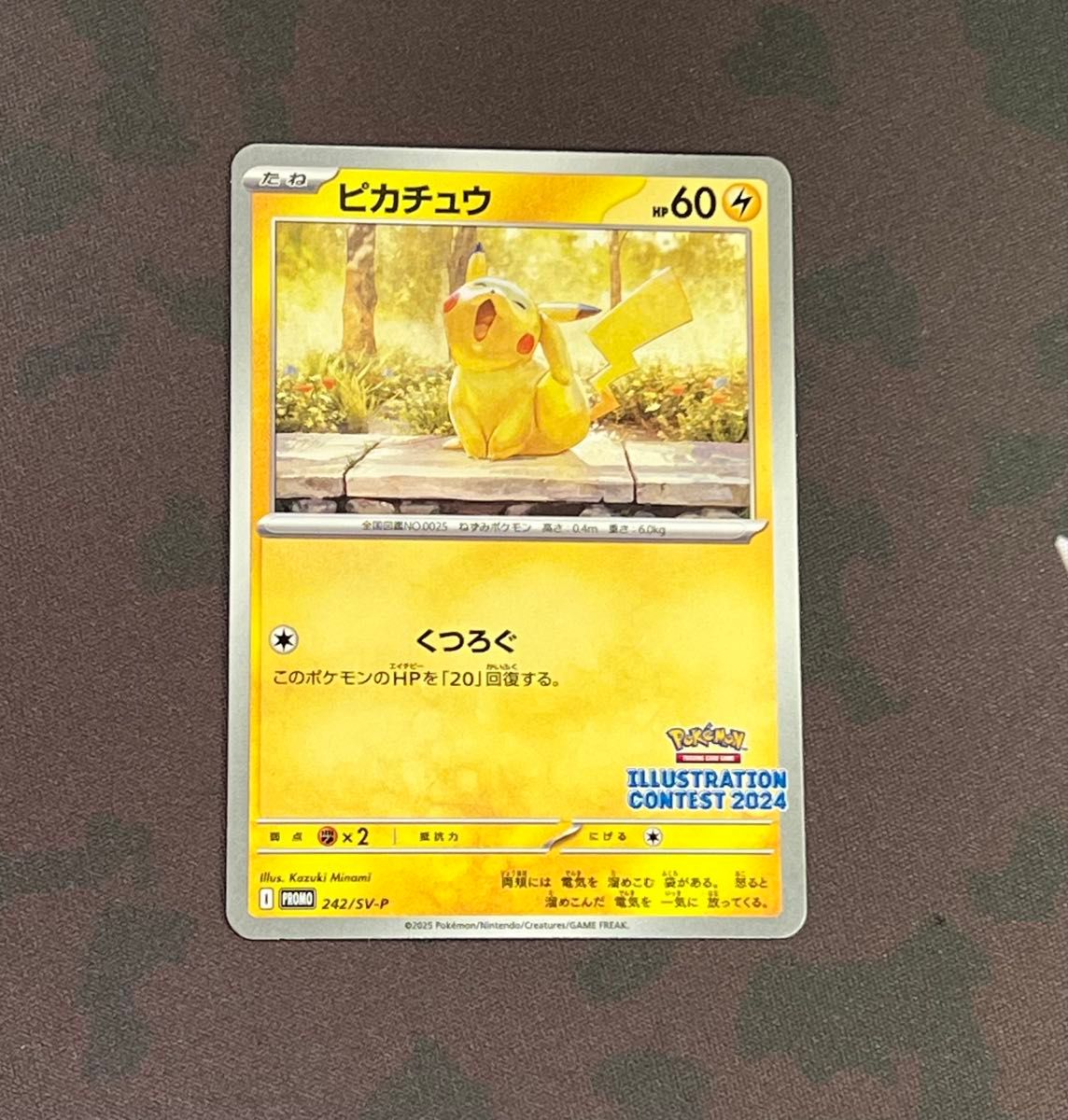 PSA10 ピカチュウ 242/SV-P イラストレーションコンテスト 2025