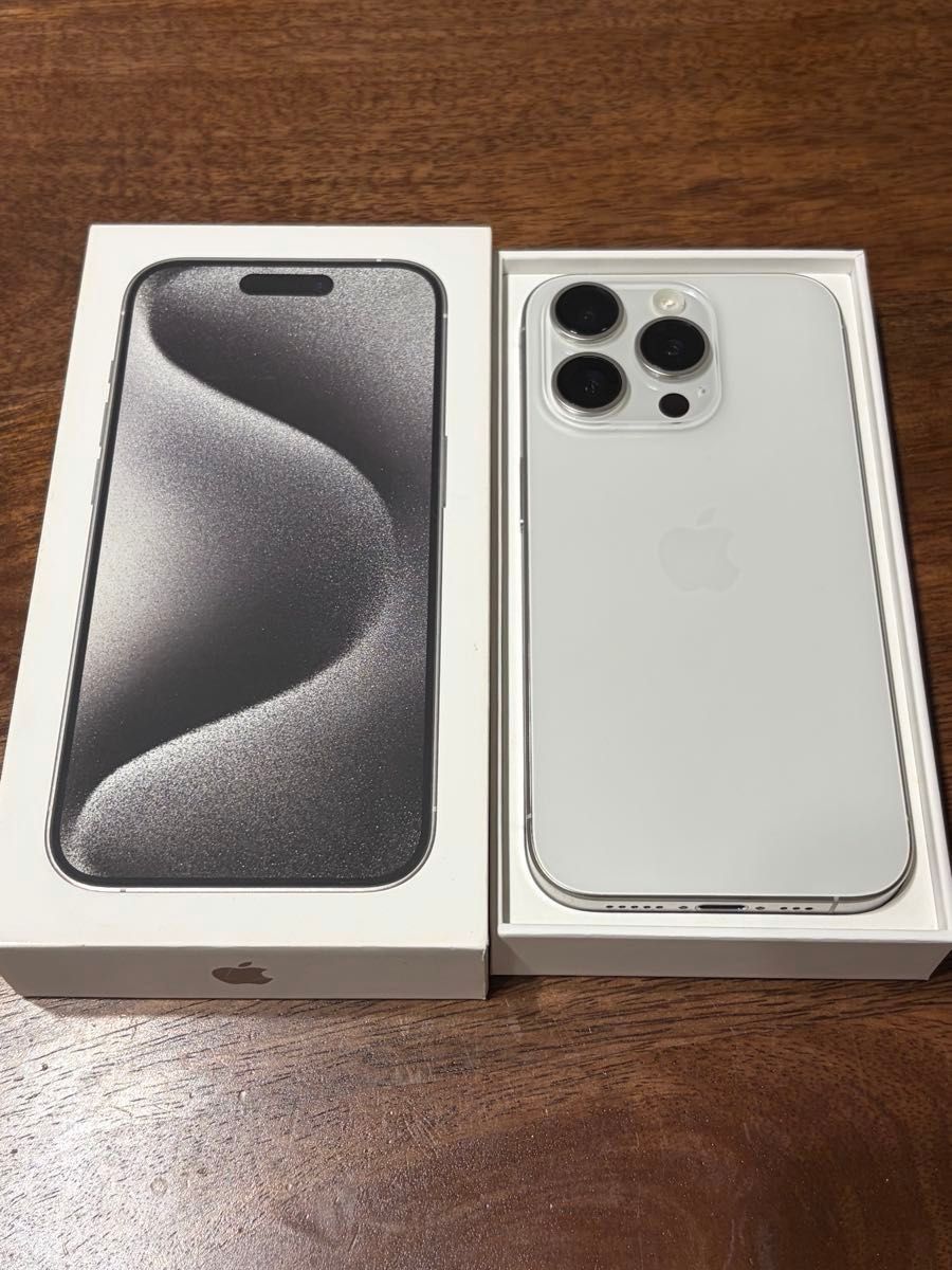新品未開封 iPhone15 pro 256GB SIMフリー ホワイトチタニウム Apple