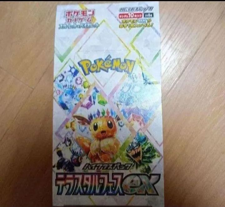 テラスタルフェスex 1BOX シュリンク付き 高重量187 27g ポケモン