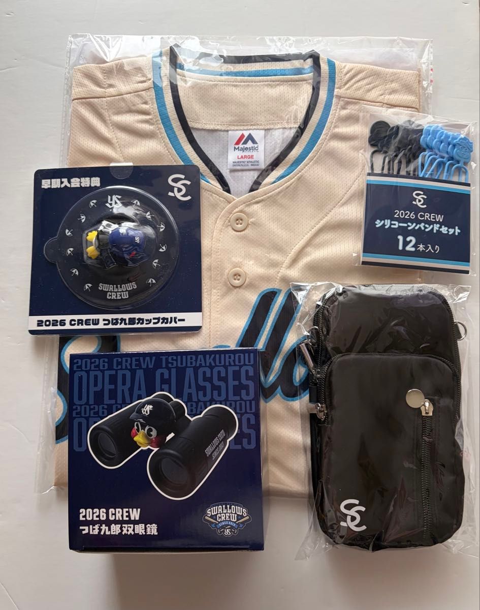 ヤクルトスワローズ 2025年 CREW 入会記念品 つば九郎 タオルホルダー