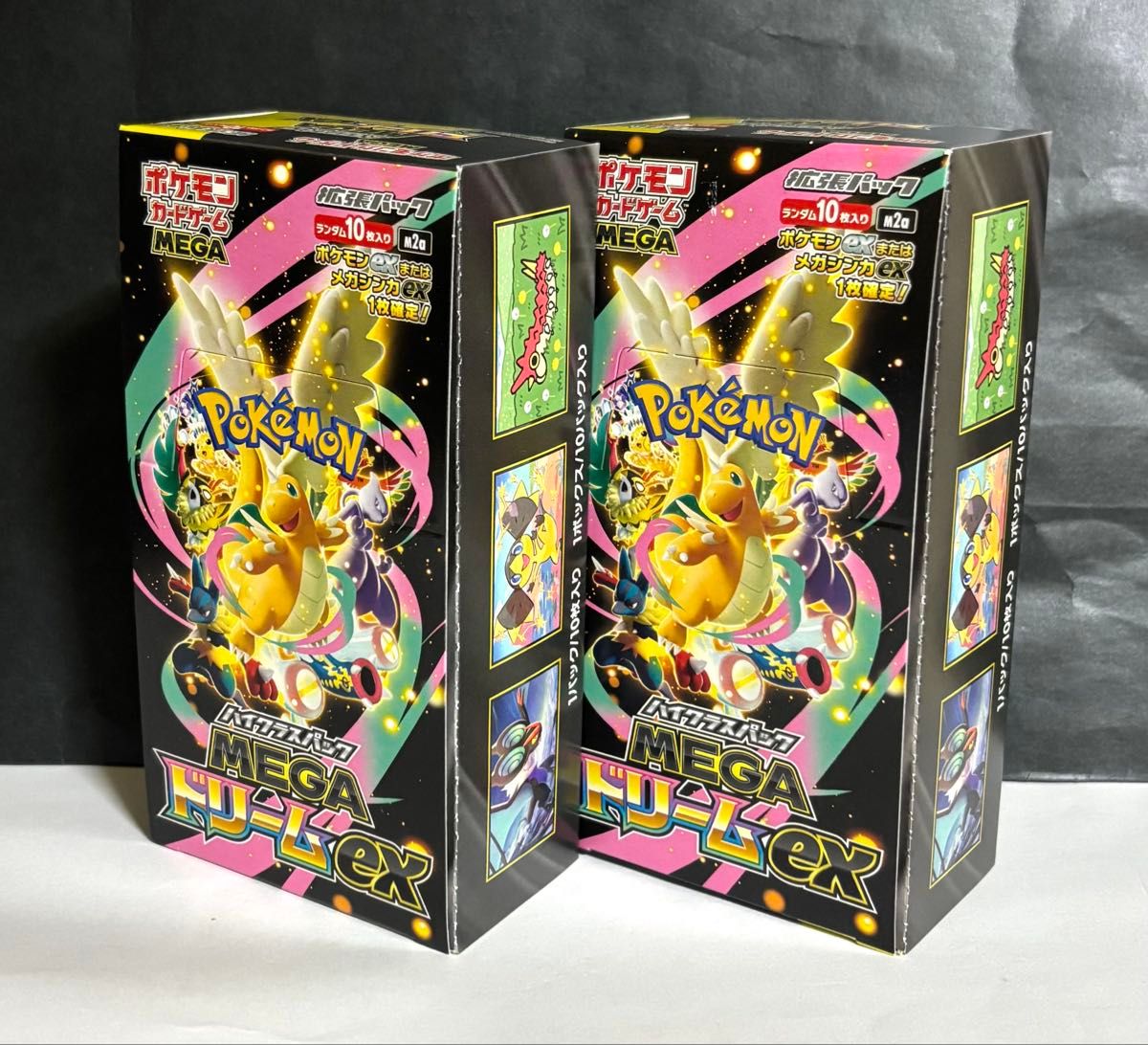 ポケモンカード メガブレイブ 2box シュリンクなし ペリペリあり 箱の