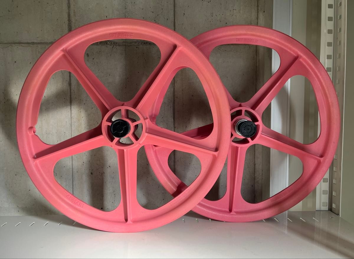 正規 新品 SKYWAY 24” TUFF WHEEL 2 WHITE 希少 OLD BMX F&R SET 3/8