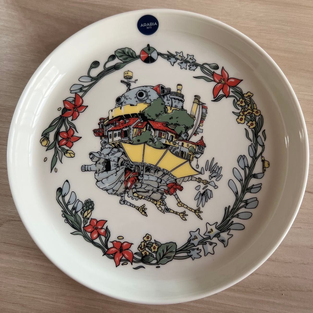 ジブリパーク限定 ポーリッシュポタリー 19センチプレート ハウルの