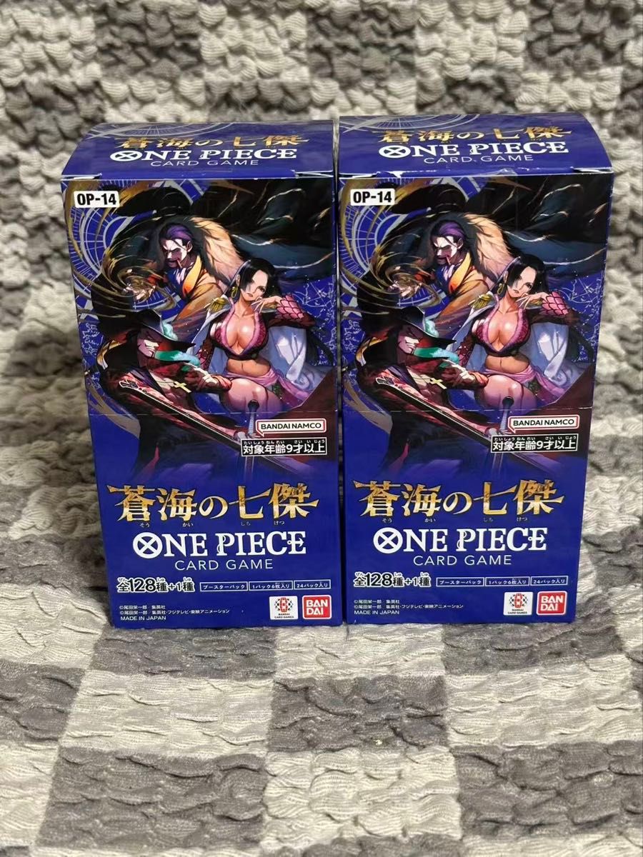 ワンピースカードゲーム テープ付き 蒼海の七傑 2BOX OP-14｜Yahoo