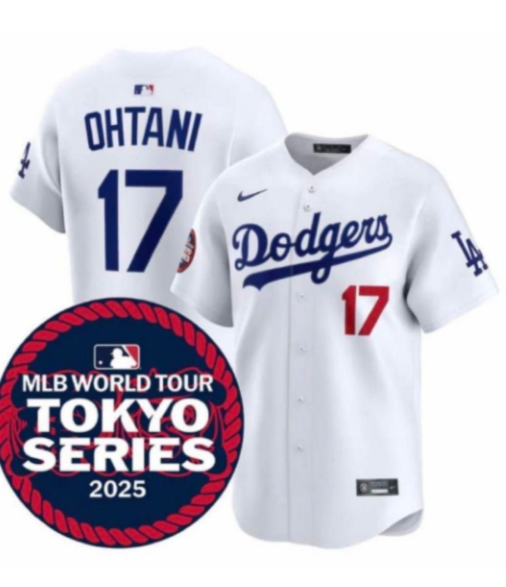 東京シリーズ MLB 大谷翔平 ロサンゼルス・ドジャース ユニフォーム 背