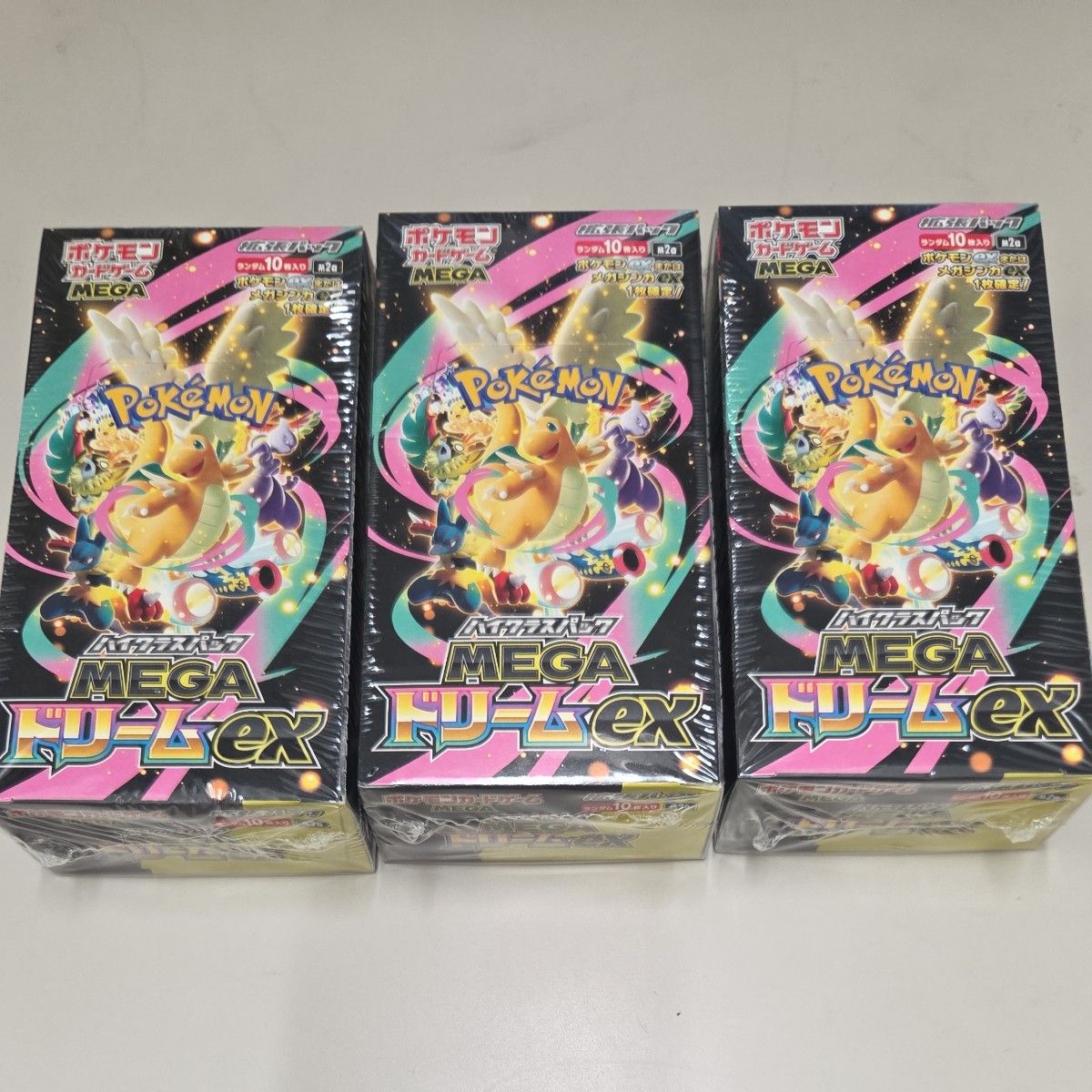 ポケモンカード メガドリームex 新品未開封 シュリンク付き 3box