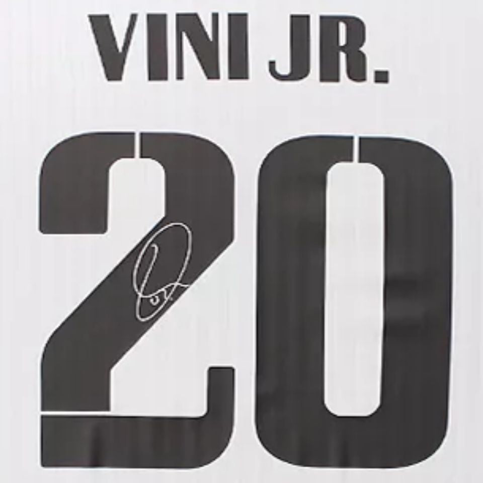 ヴィニシウスJr【直筆サイン入り】レアルマドリード ホームユニホーム