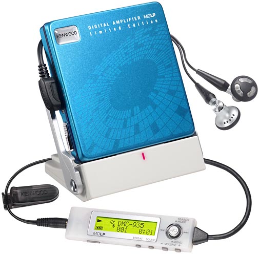 ケンウッド、デジタルアンプ搭載のMDプレーヤー