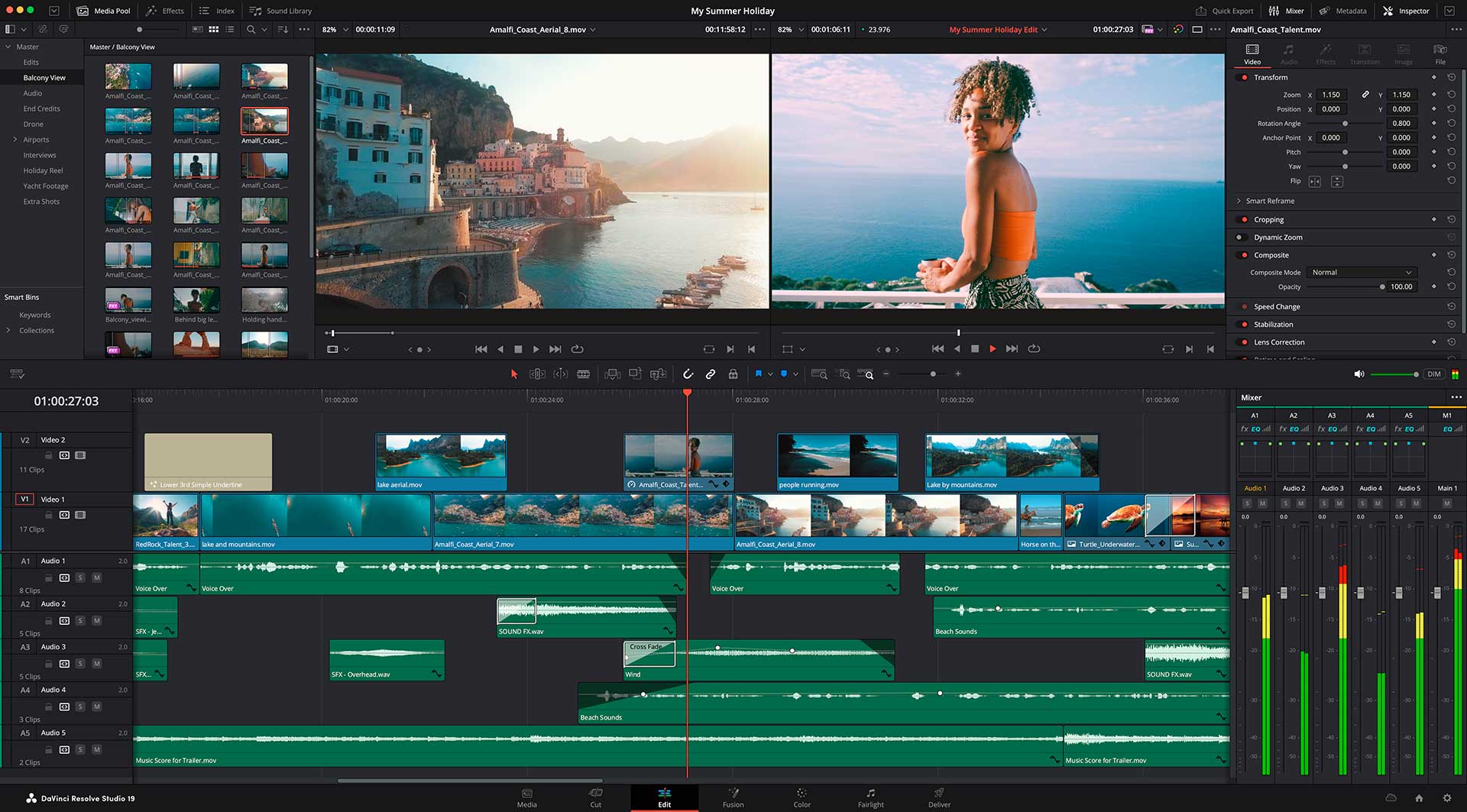 Blackmagic、文字起こしテキストから編集できる「DaVinci Resolve 19