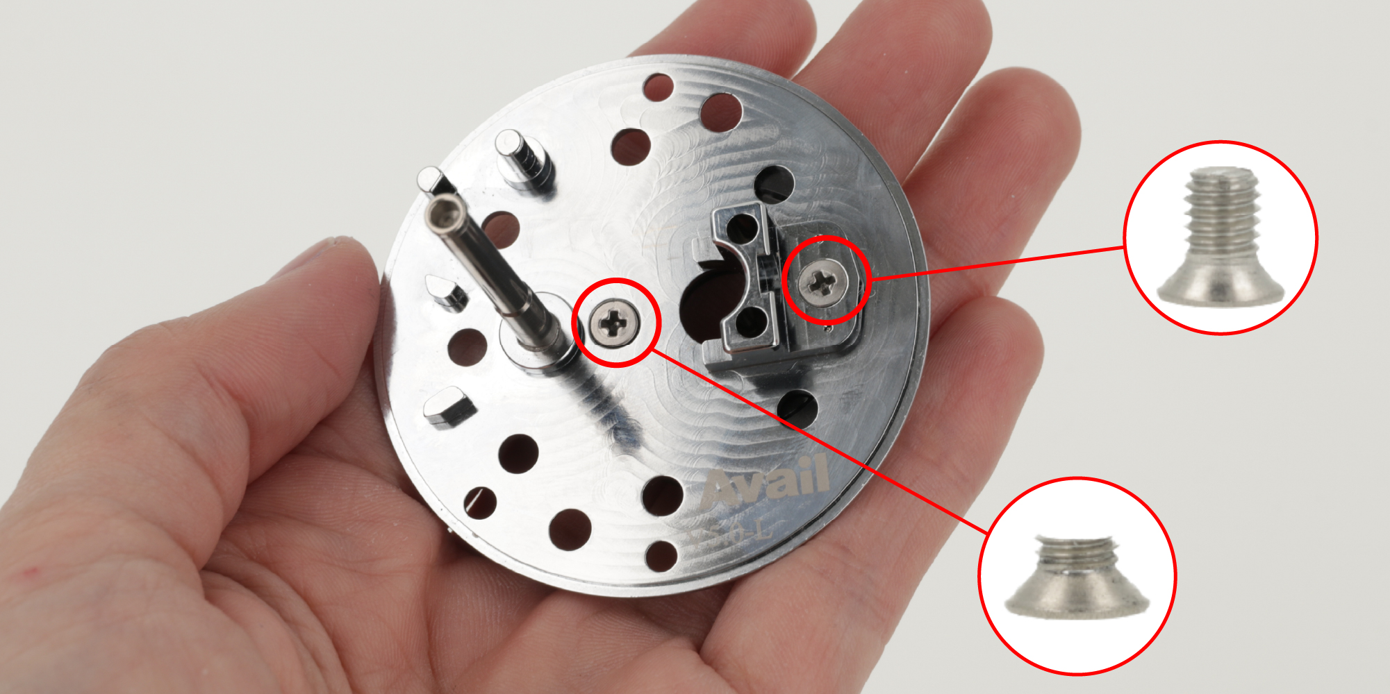 デーモン D32スプール化キット ABU Ambassadeur 1500C/2500C｜Fishing