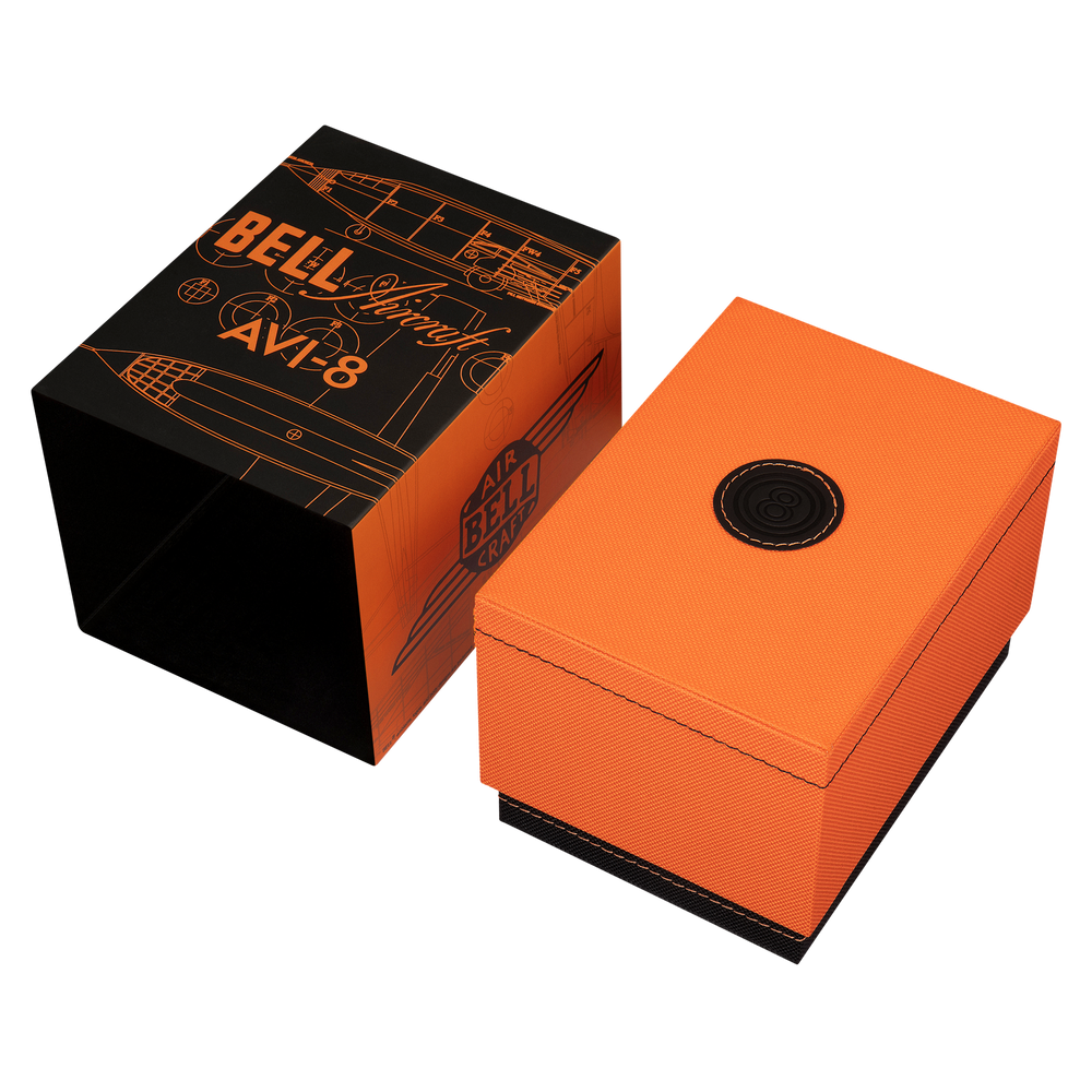 Retro Orange | Bell X-1 Machbuster Automatic – AVI-8 Timepieces