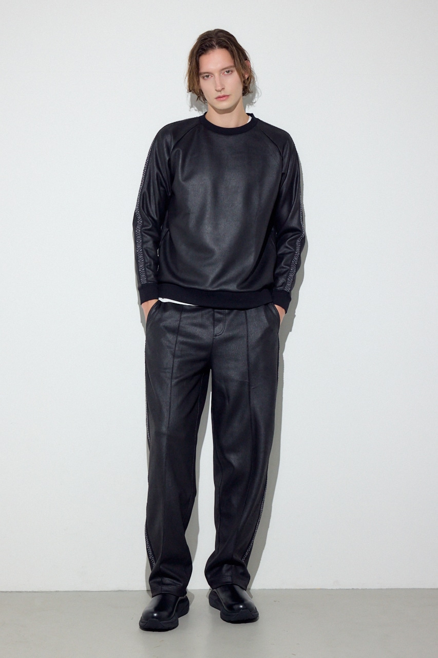 フェイクレザーラインパンツ｜MEN｜251JSC81-0051｜AZUL BY MOUSSY