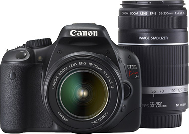 キヤノン、約1800万画素のエントリー向けデジタル一眼レフ「EOS Kiss