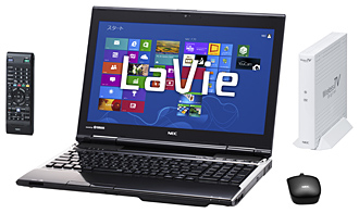 NEC、ノートPC「LaVie」冬モデル、Windows 8とタッチディスプレイで一