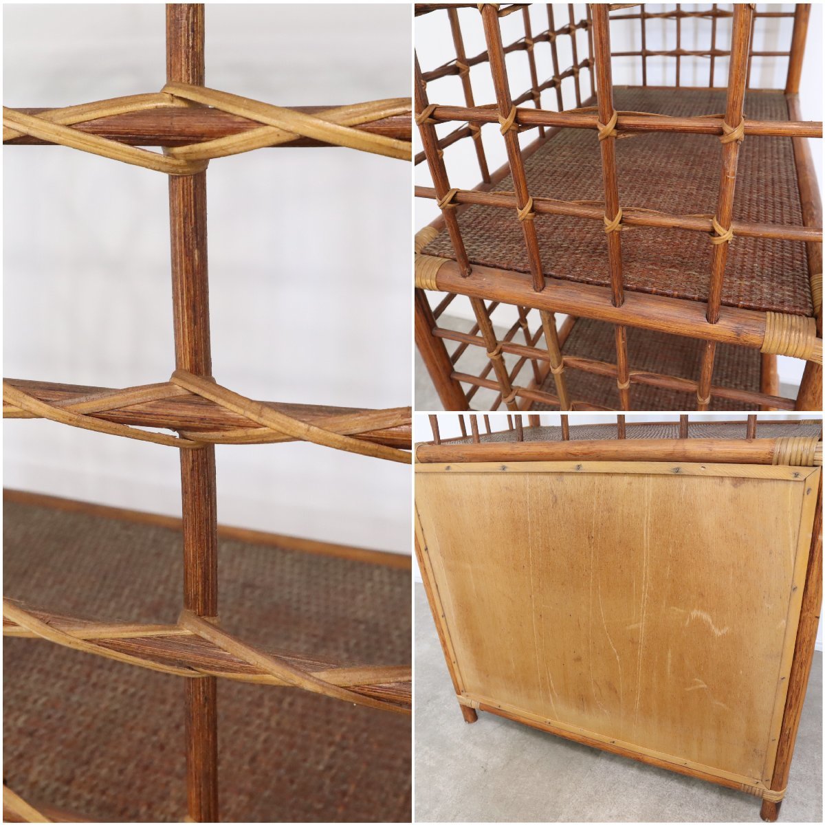 籐（ラタン）製オープンシェルフラック – バナルオンラインショップ