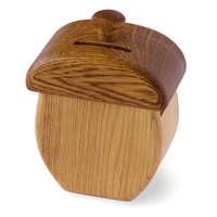 どんぐり貯金箱