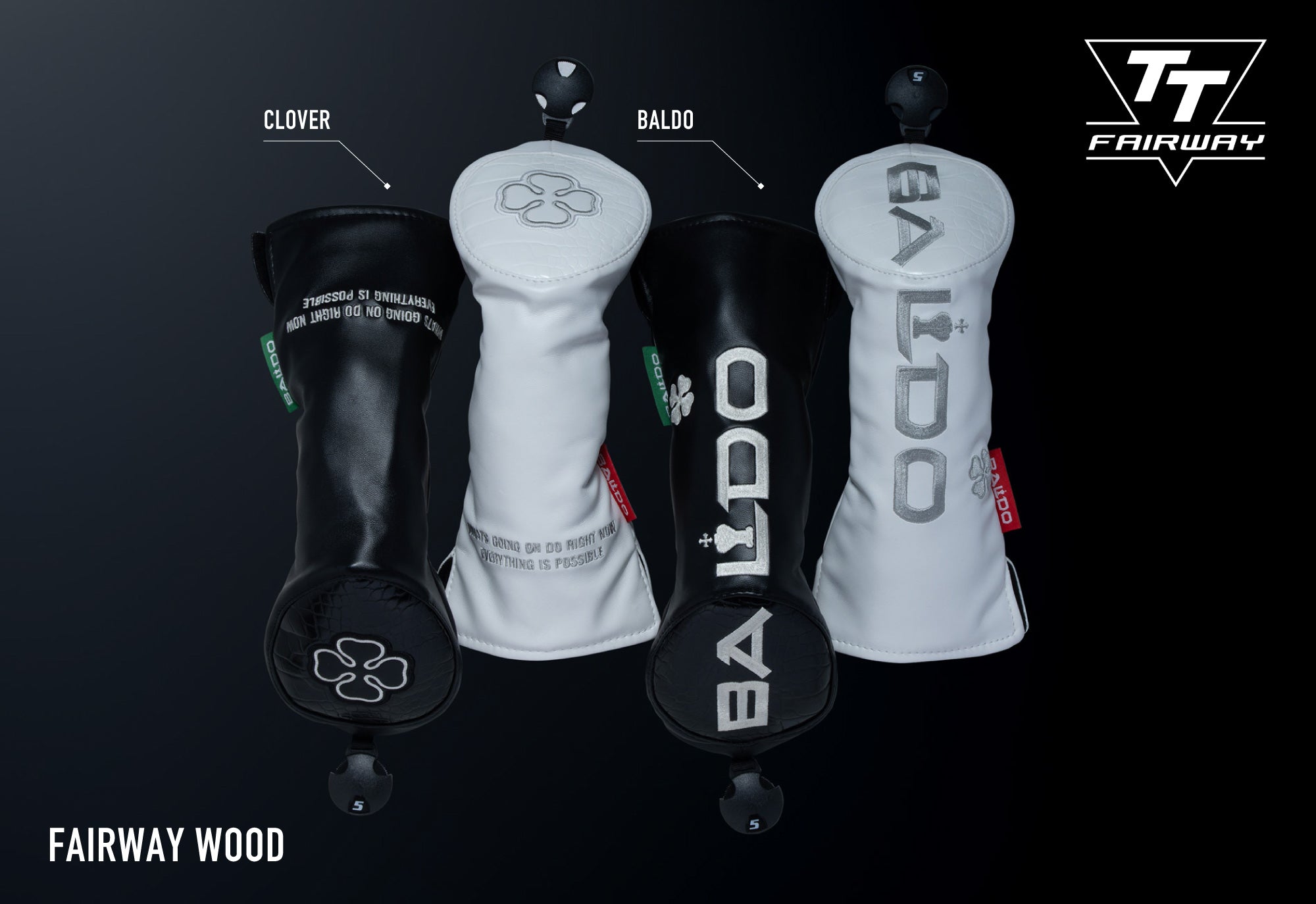 2024 BALDO ORIGINAL HEAD COVER BALDO & CLOVER – BALDO（バルド