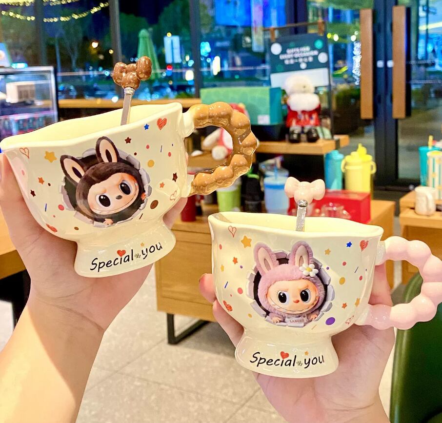 ギフトボックス+スプーン付き】ラブブ マグカップ インスタ映え