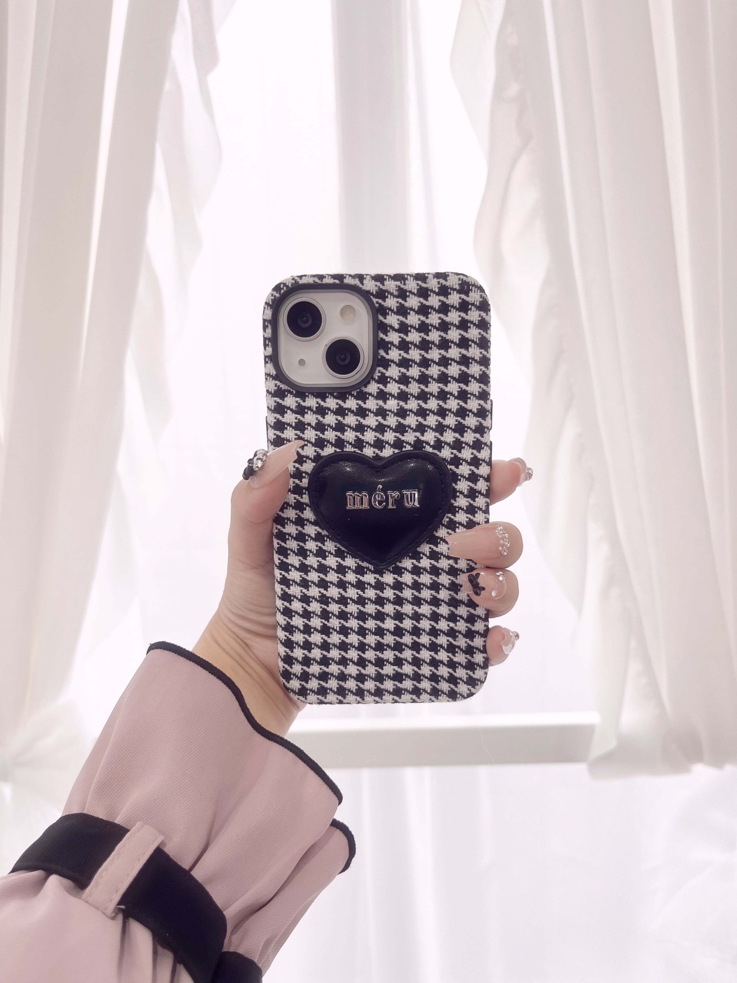 MÉRU ハート千鳥柄 iPhoneケース | emu.official.store
