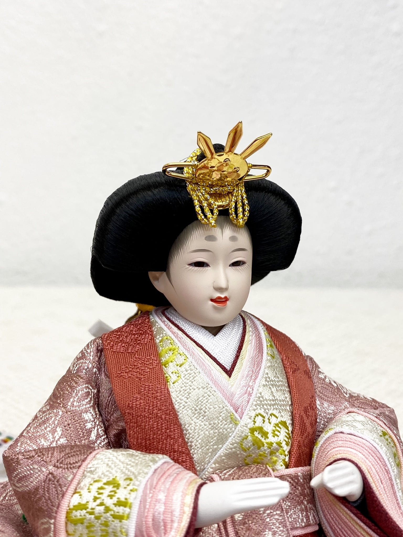 清鳳作 芥子 親王飾り 黄櫨染 雛人形 | 山本人形本店