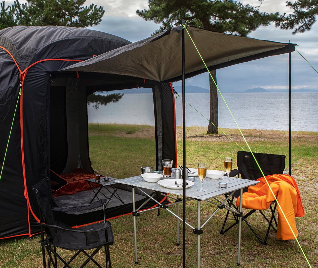 LXカー+リビングポップアップテント1 | LX-MODE Official BASE Shop