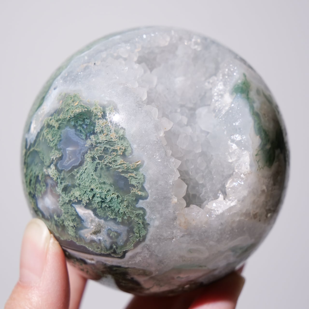 モスアゲート【φ7.7cm】/ スフィア | ariife.公式オンラインショップ