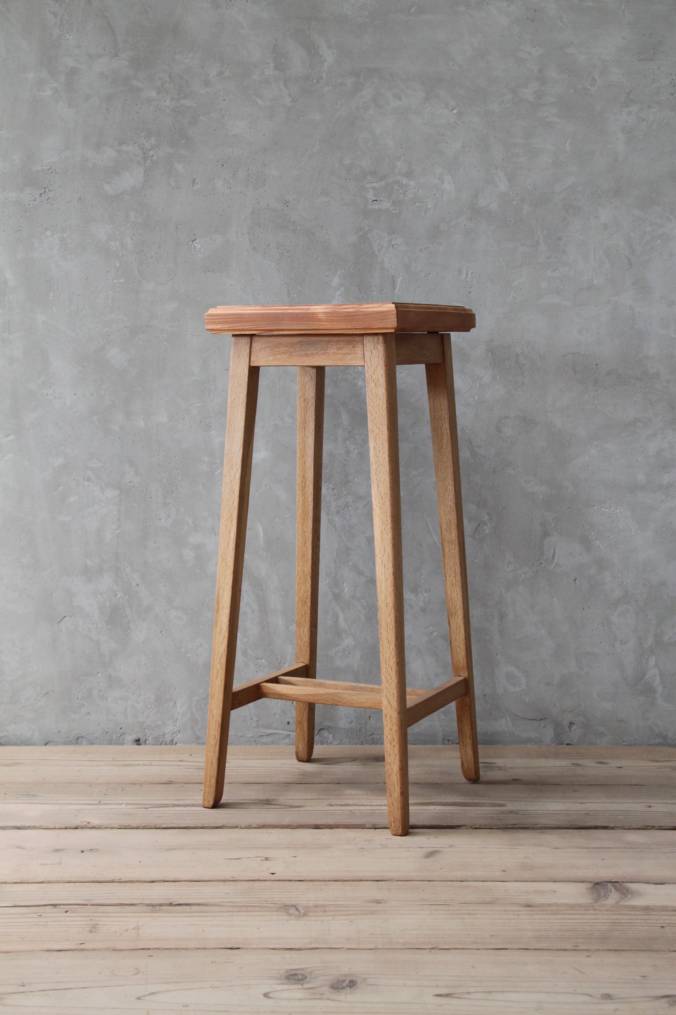 お取置き】けやき天板の花台 古家具/古道具/アンティーク/台