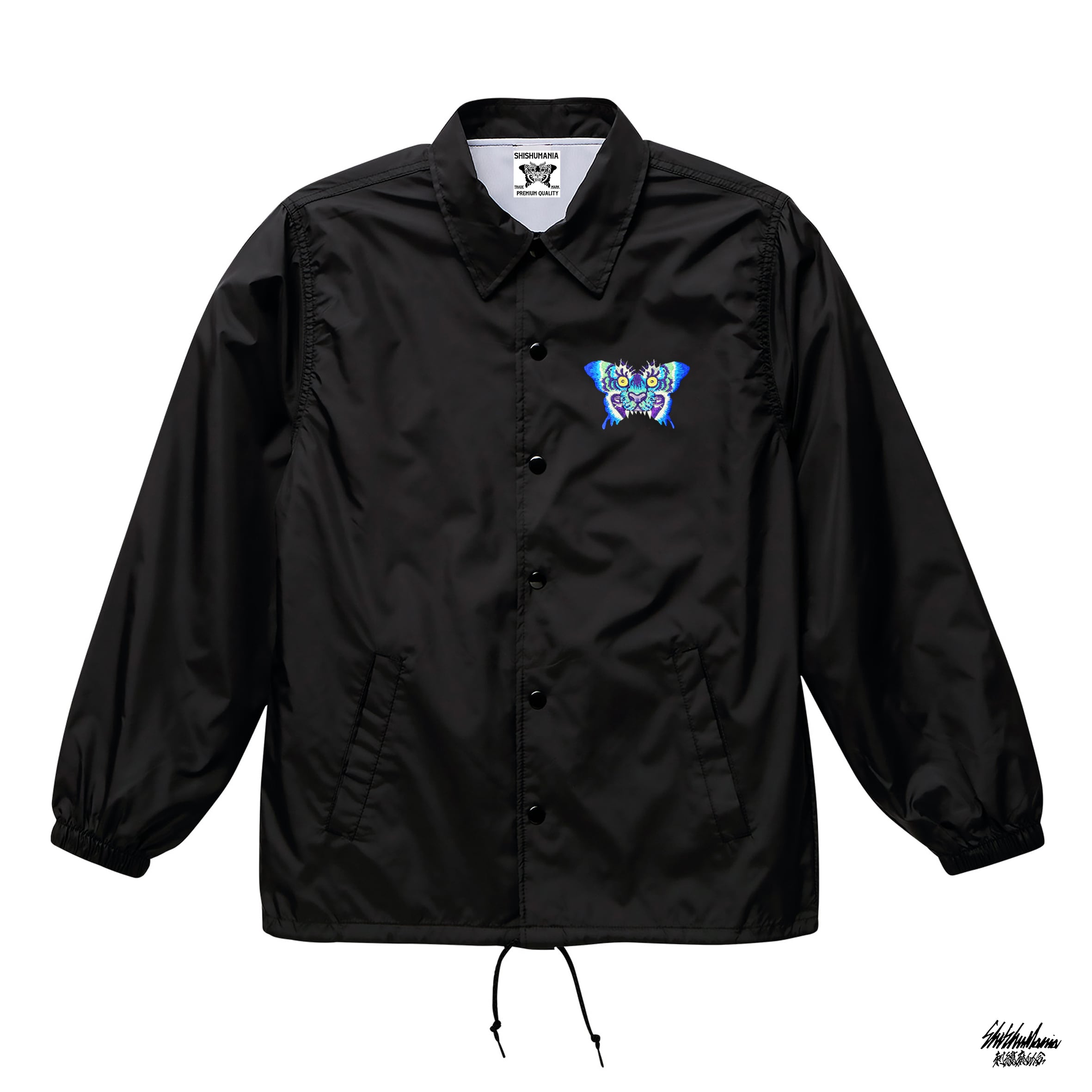 蛾虎刺繍ナイロンコーチジャケット | SHISHUMANIA ONLINE STORE