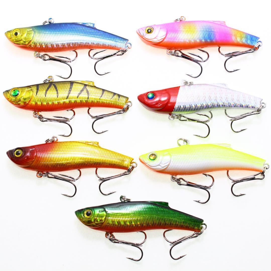 キープレンジバイブ 7個セット 70㎜ 18g シーバスルアー