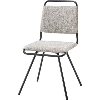 黒アイアン脚のインダストリアルな回転チェア 北欧 インダストリアル