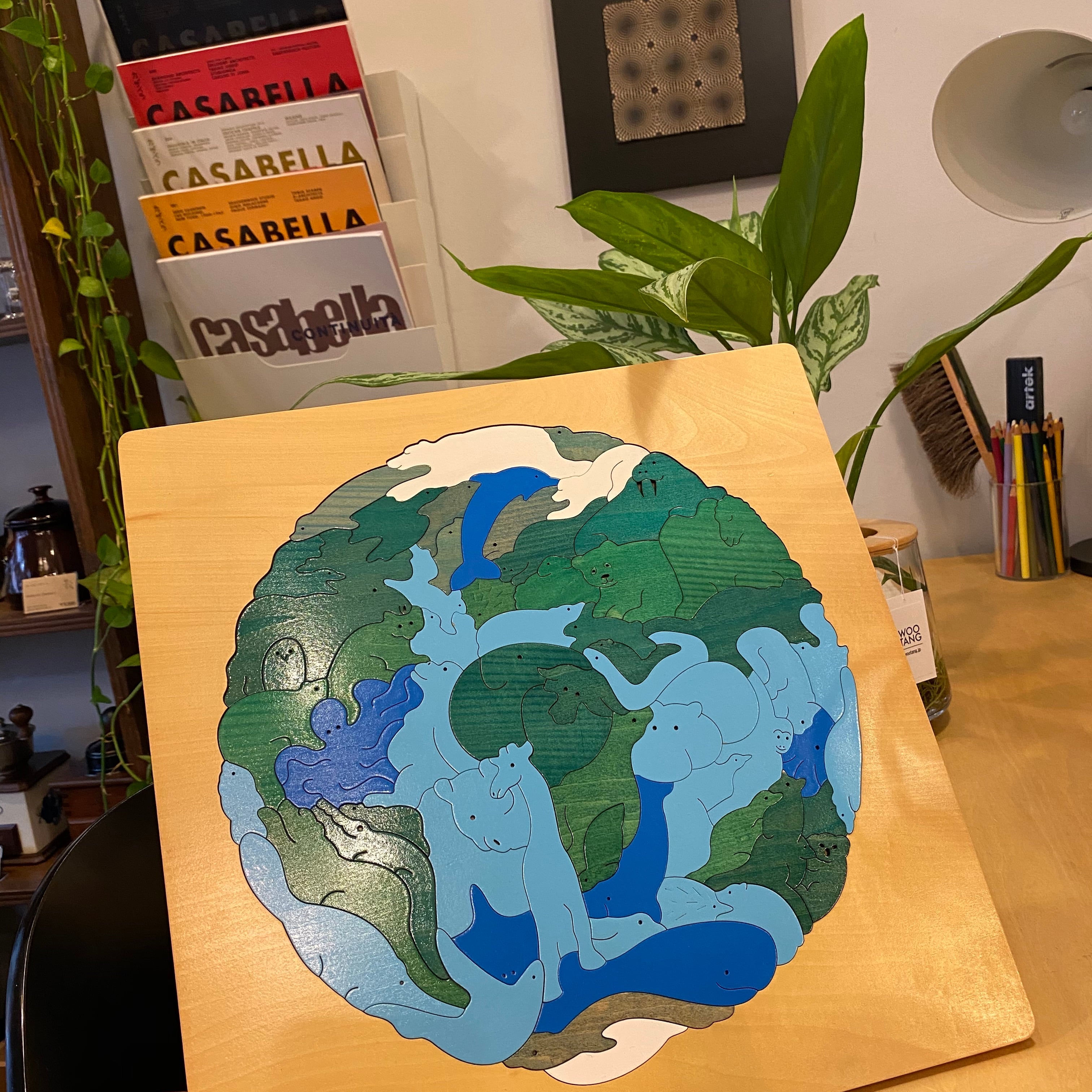 GEORGE LUCK PUZZLE/ジョージ・ラック・パズル 地図のパズル・地球