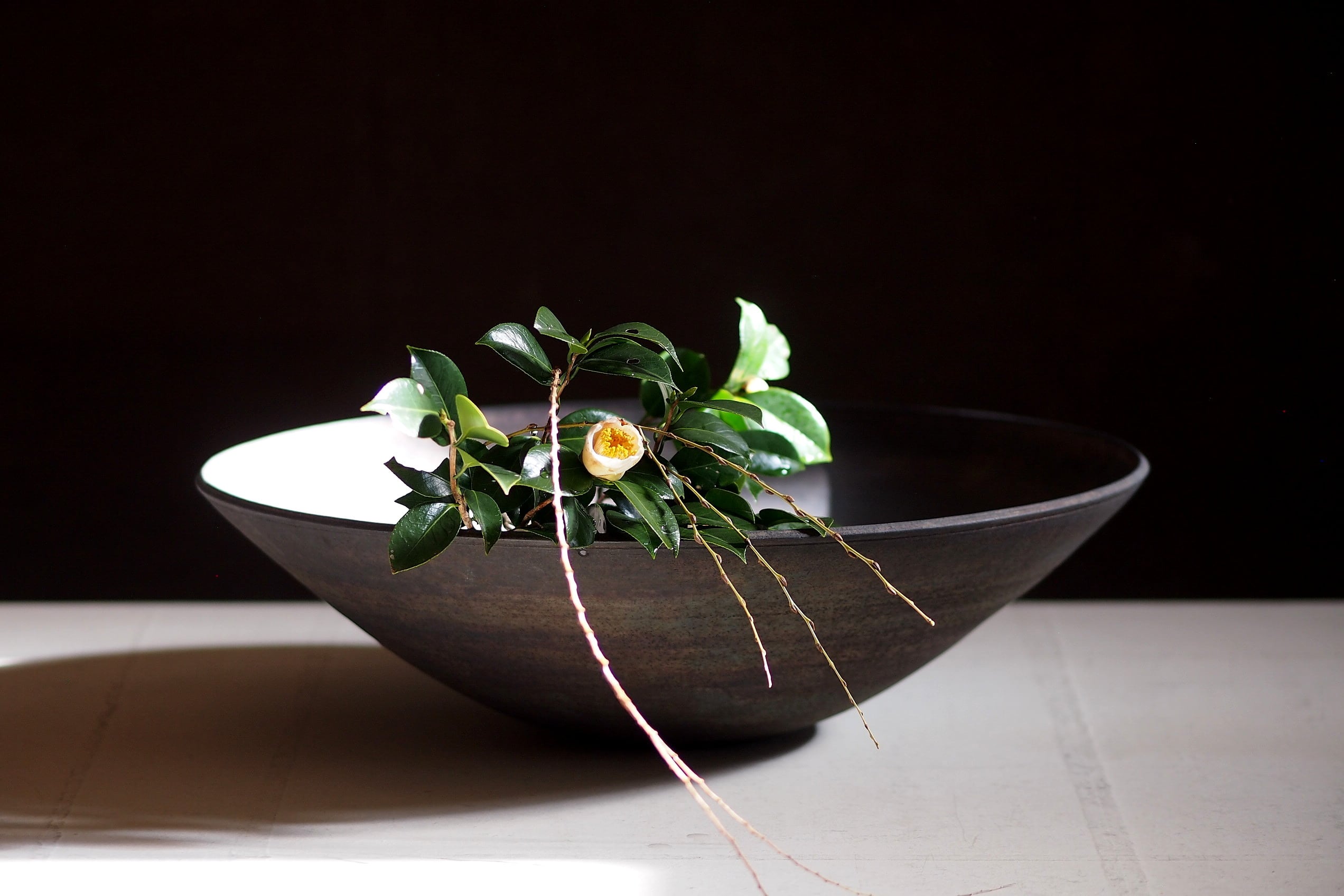 伊藤環 錆銀彩コンタクト大鉢 | 陶屋なづな