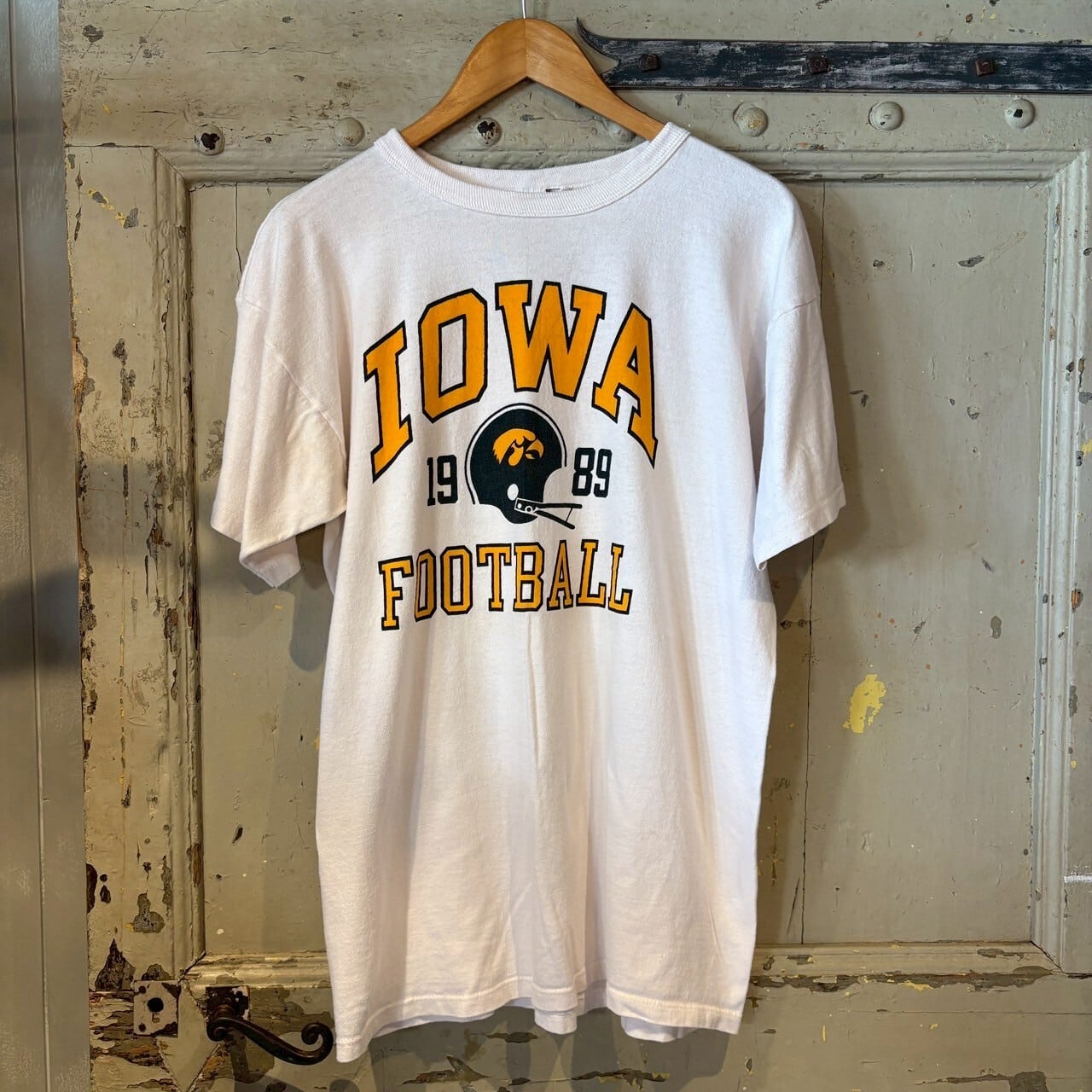 80's USA製 Champion トリコタグ 後期 Tシャツ アイオワ大学 カレッジT