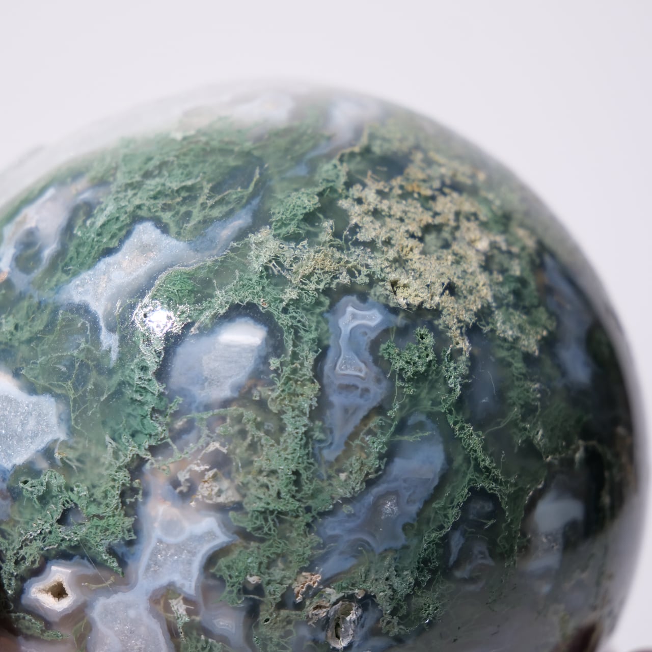 モスアゲートスフィアNo.887 モスアゲート【φ7.7cm】/ スフィア