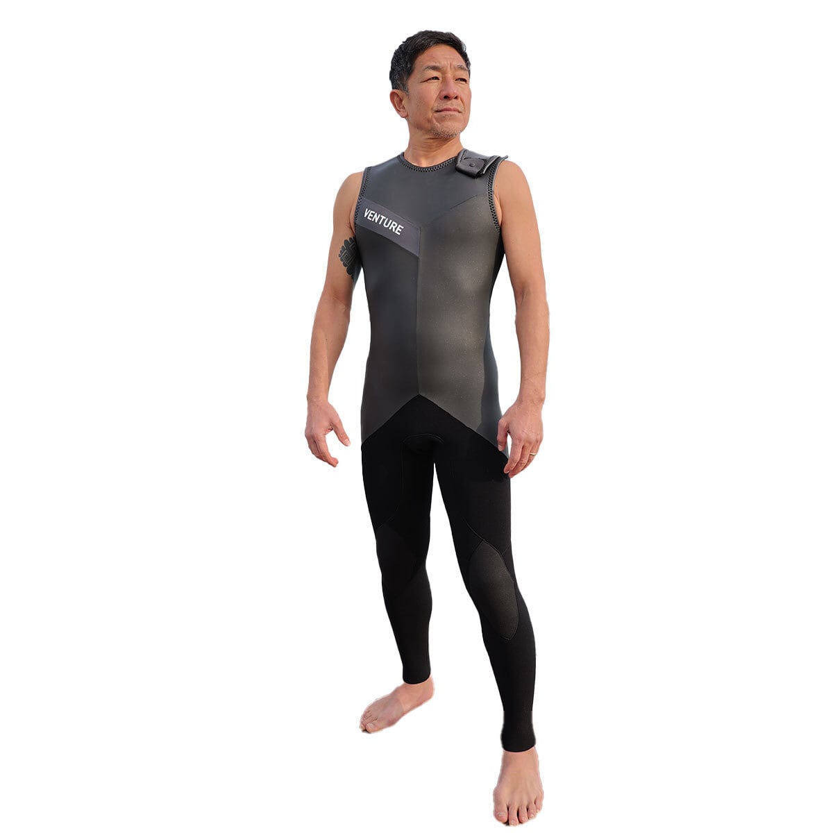 JOURNEY PRO】 5mm × 3mm ネオチェストジップ セミドライ メンズ