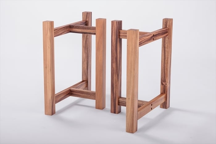 モンキーポッドテーブル脚 1セット ダイニングテーブル 一枚板 DIY