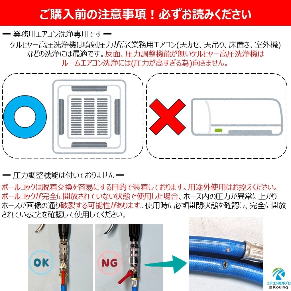 ケルヒャー クイックコネクト式専用 エアコン洗浄 ノズル ガン キット