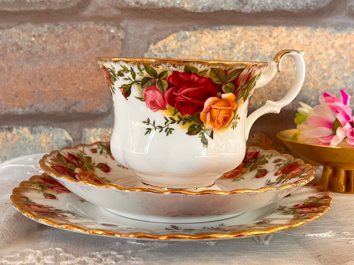 ロイヤルアルバート オールドカントリーローズ トリオ | アンティーク