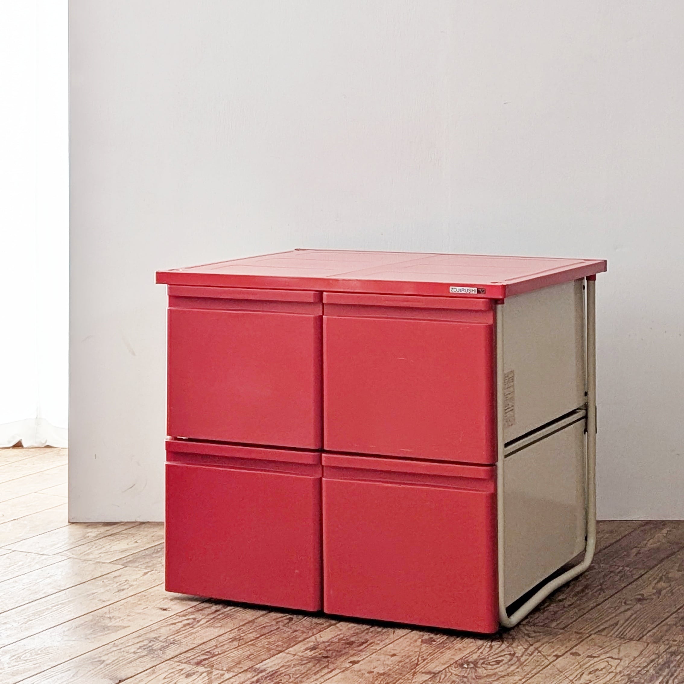 送料込 ヴィンテージ ZOJIRUSHI 衣装ケース 押し入れ収納 昭和レトロ