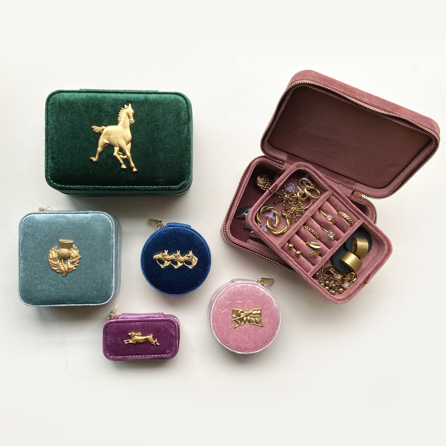 ジュエリーケース M - 10.馬3頭 | TAMARI ONLINE / オンラインショップ