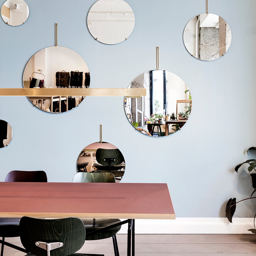 ウォール ミラー Φ50cm［ムーベ］ | REAL Style online shop