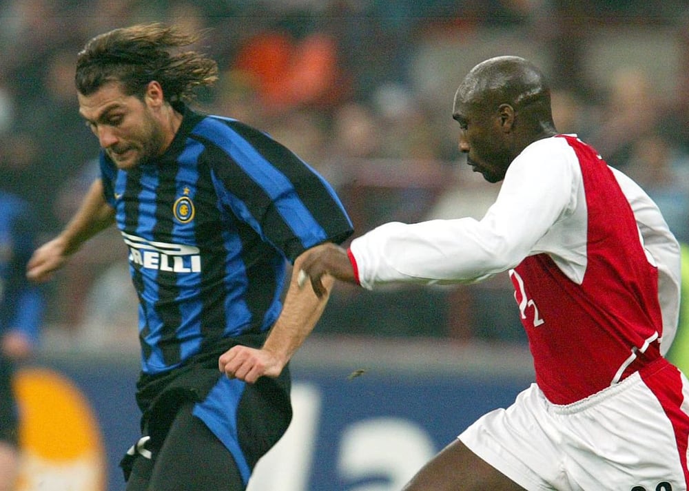 選手用]インテル 2003-04 Nike ホーム半袖 選手用 ユニフォーム