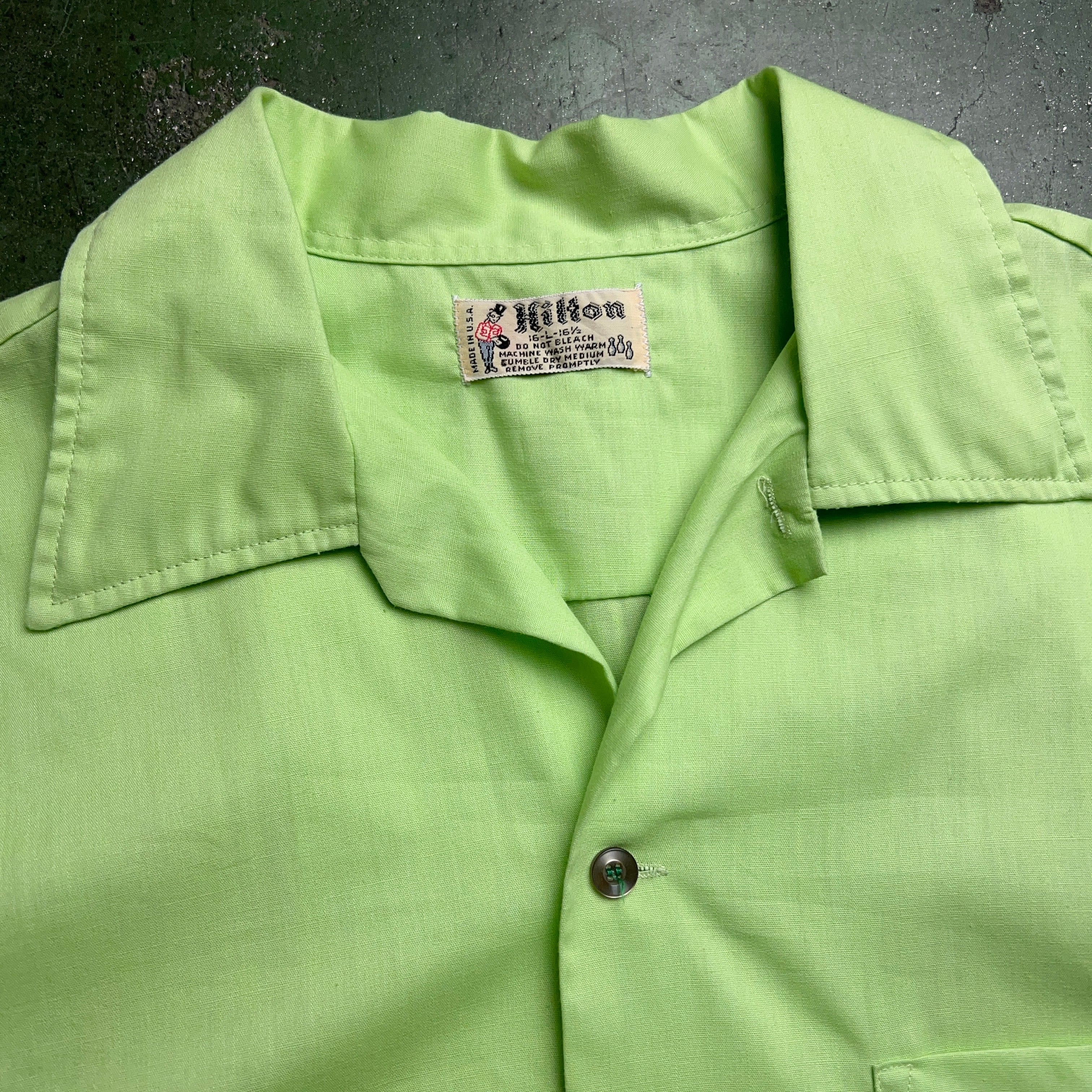 60's~70's Hilton Bowling Shirt 60年代 70年代 ボーリングシャツ