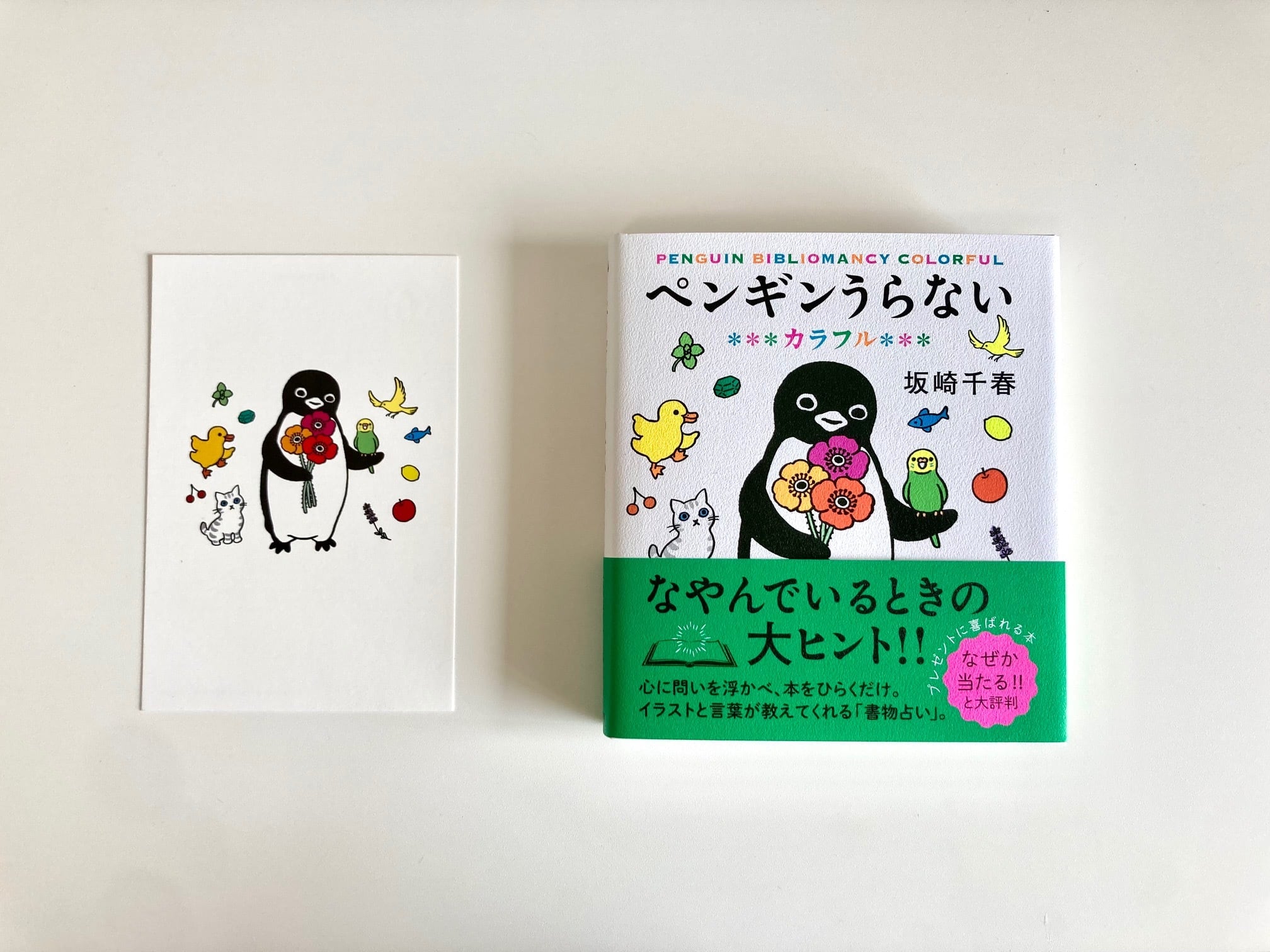 ポストカード付き書籍】『ペンギンうらない カラフル』 | すみれ書房の店