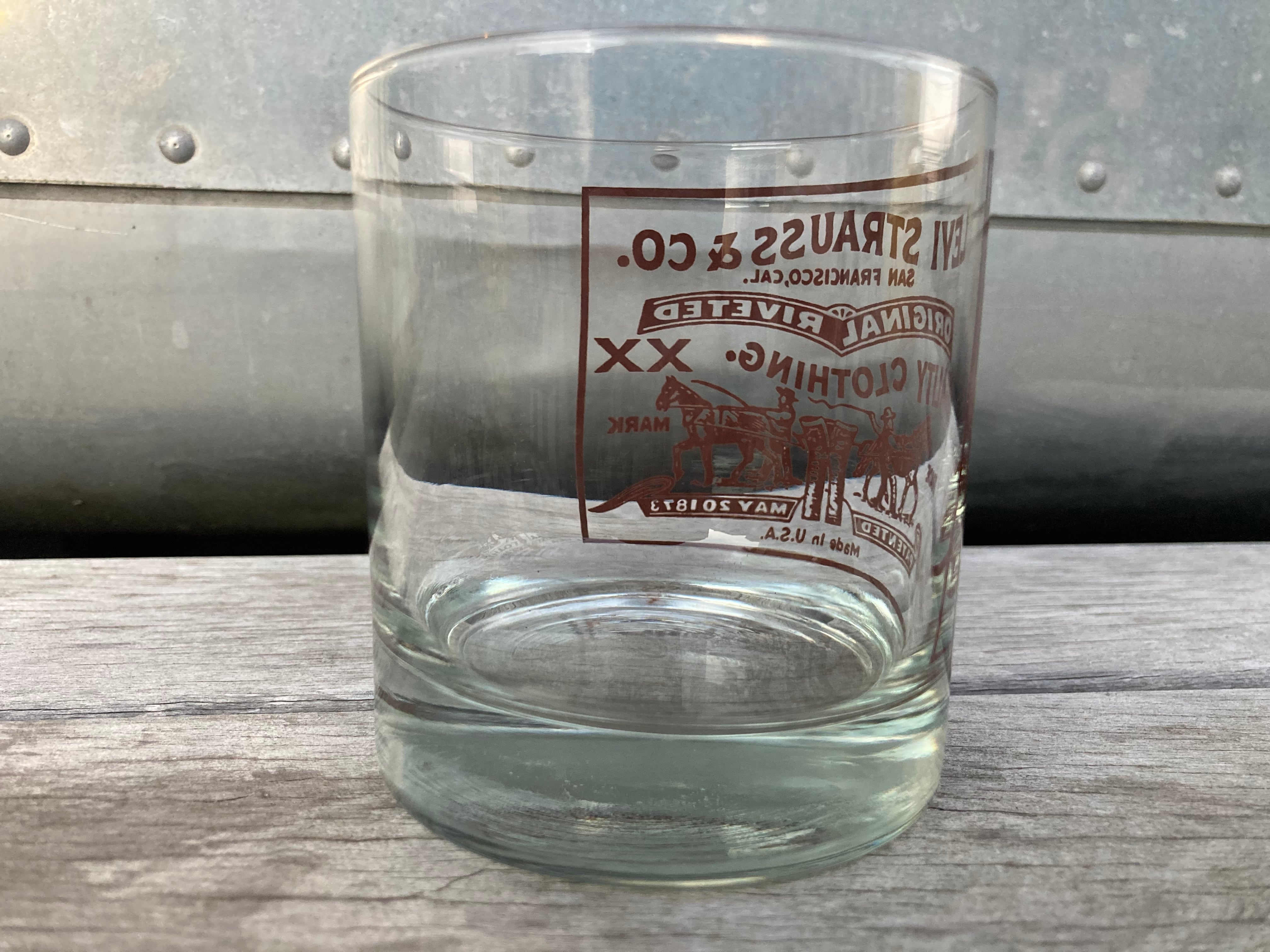 86 1968年 LEVI'S WHISKEY GLASS ヴィンテージ レア 【公式通販】