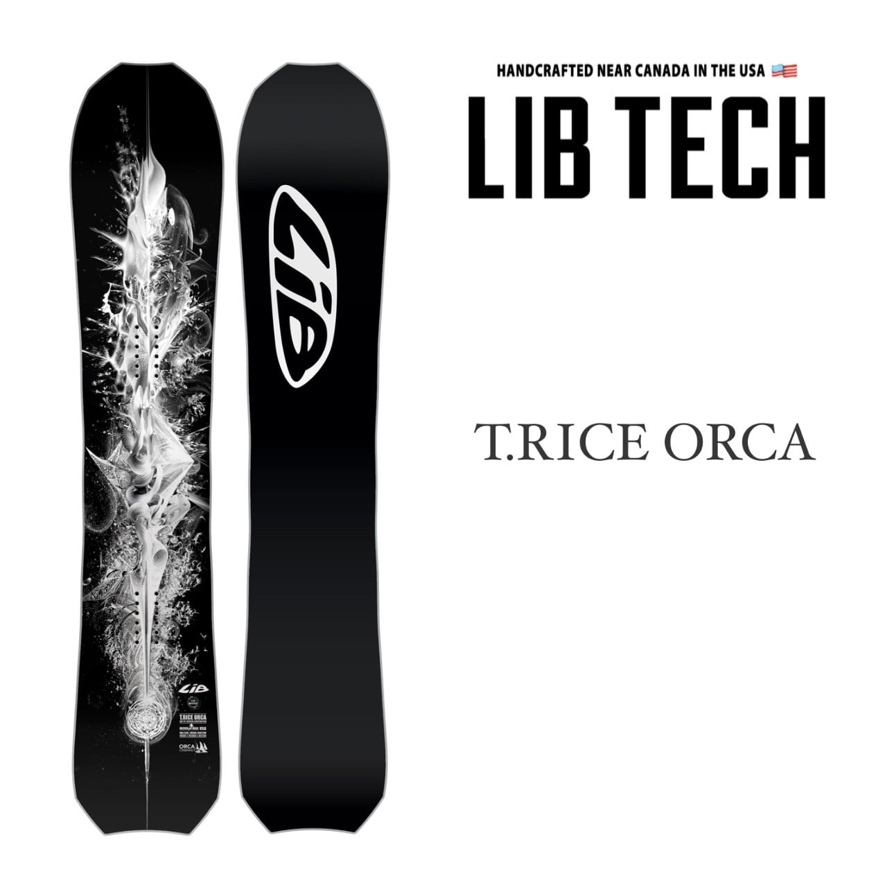 24-25モデル . LIB TECH .『 T.RICE ORCA 』. リブテック . オルカ
