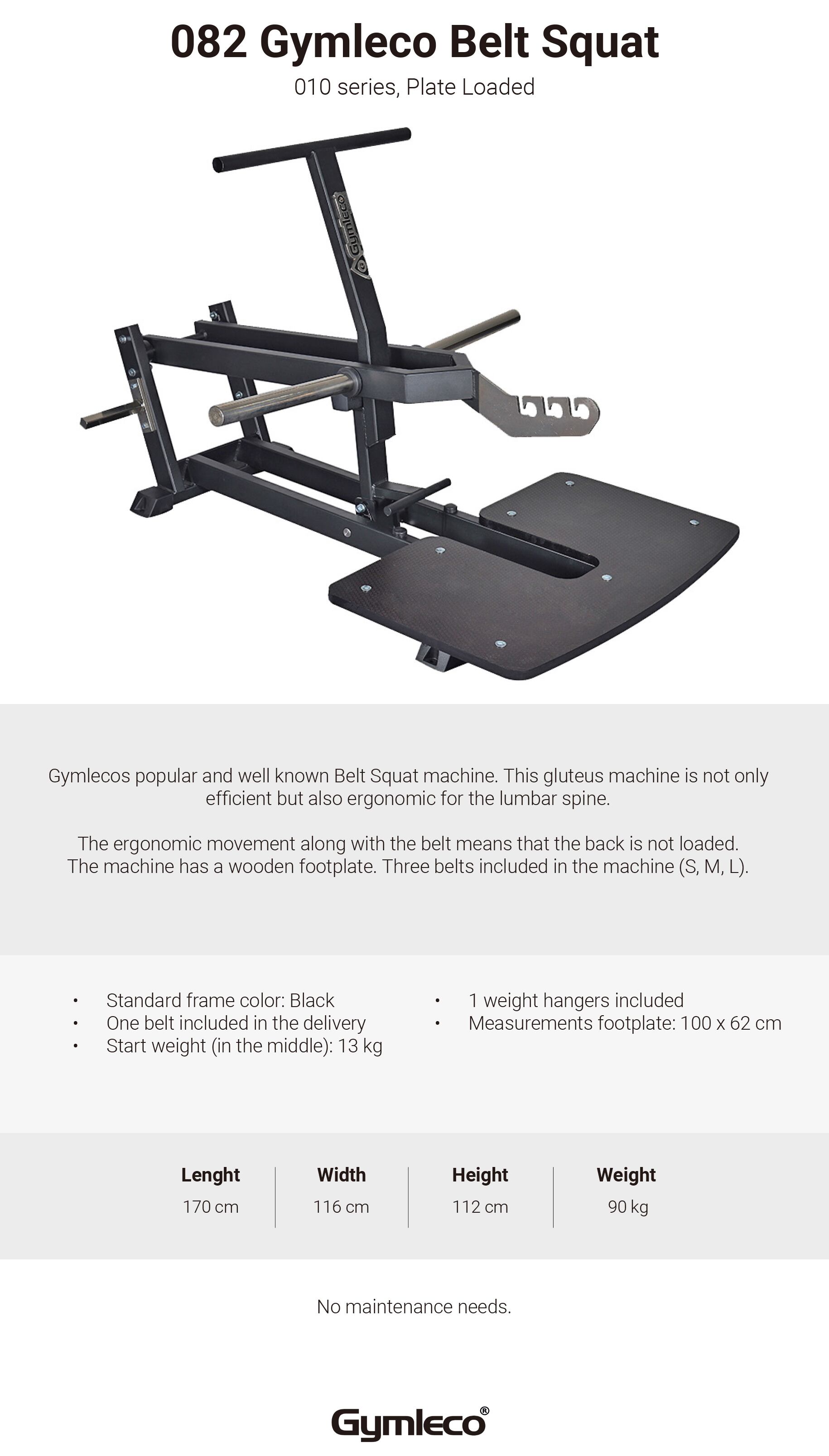 082 ベルト スクワット マシン | gymlecojapan