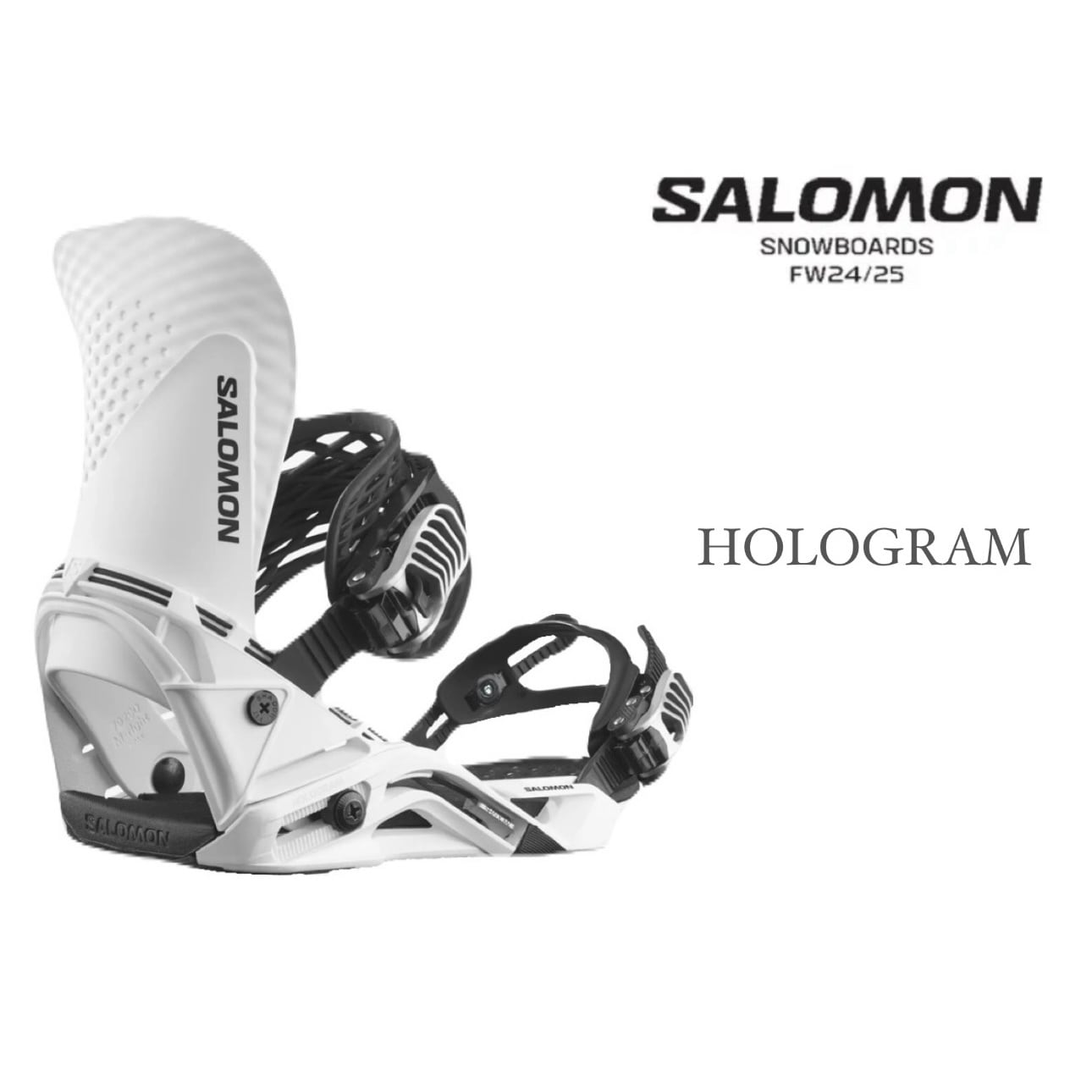 24-25モデル . SALOMON .『 HOLOGRAM 』. White . サロモン
