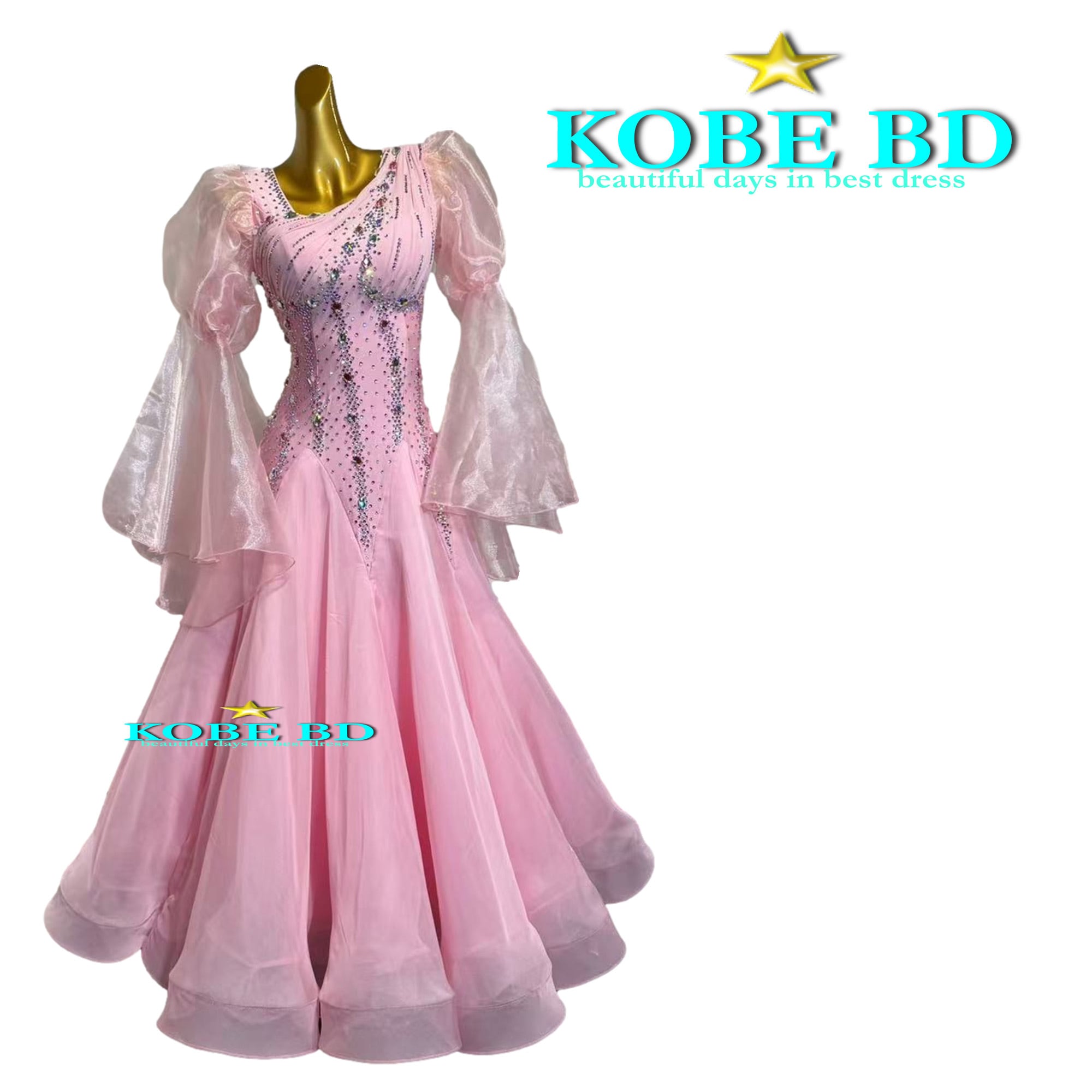 社交ダンスドレス】⭐️【商品番号AIー 25507】スタンダードドレス