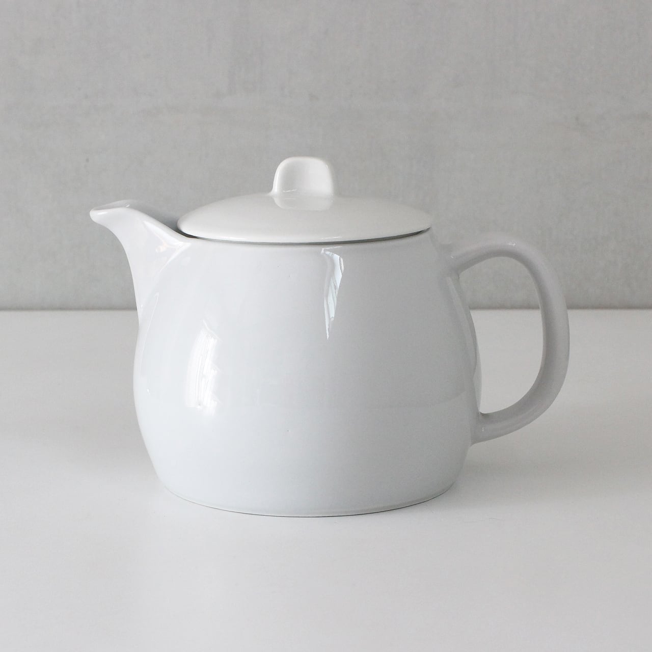 ティーポット ホワイト（アラビア／ARABIA カイフランク／KAJ FRANCK